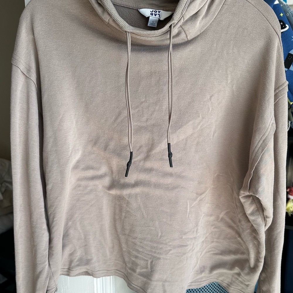 Joy Lab Tan Hoodie
